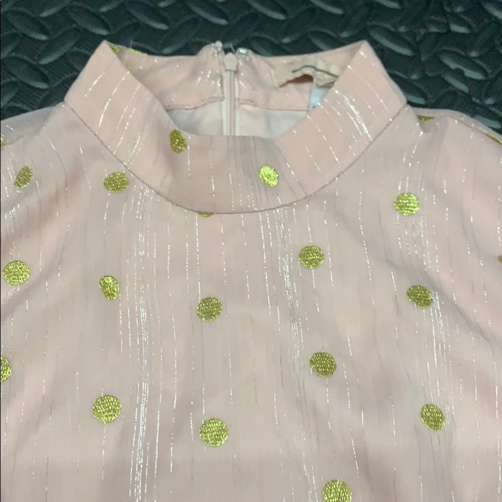 Philippa Textured Blouse Anthropologie Hutch Metal - Picture 4 of 5